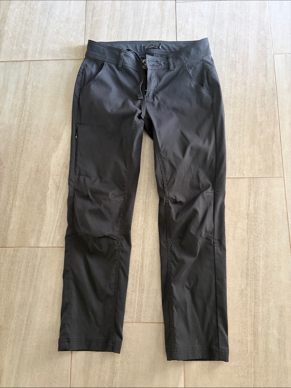 Prana Women's Black Track Pants - Slim Jogger Style